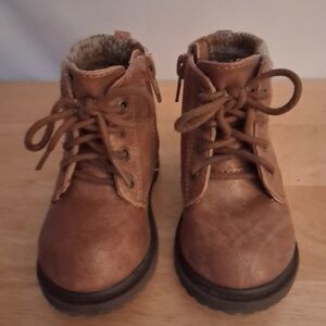 Cozy Tan Kids Boots